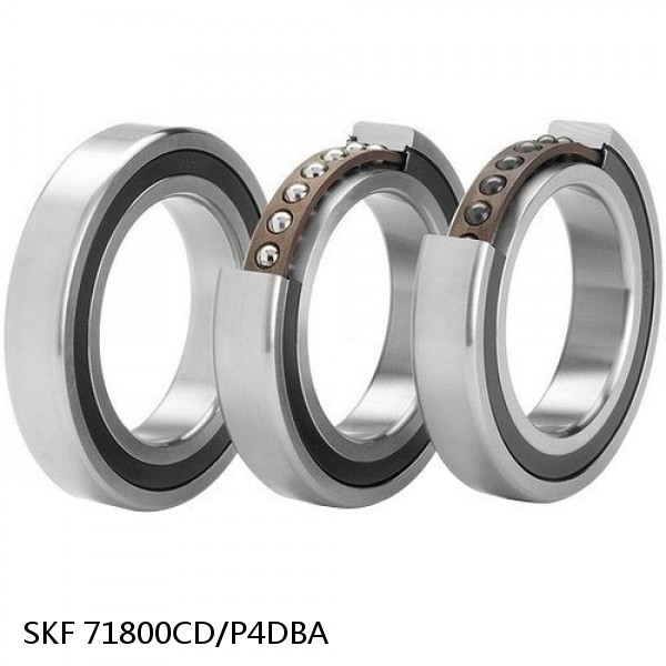 71800CD/P4DBA SKF Super Precision,Super Precision Bearings,Super Precision Angular Contact,71800 Series,15 Degree Contact Angle